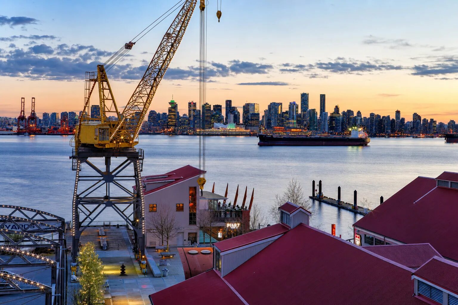 Pinnacle Hotel at the Pier in the Shipyards District, Lower Lonsdale