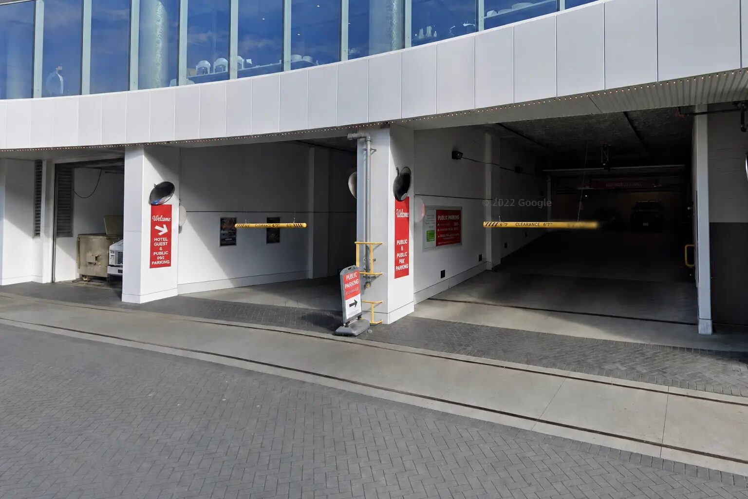 Secure underground parking at Pinnacle Hotel at the Pier in North Vancouver